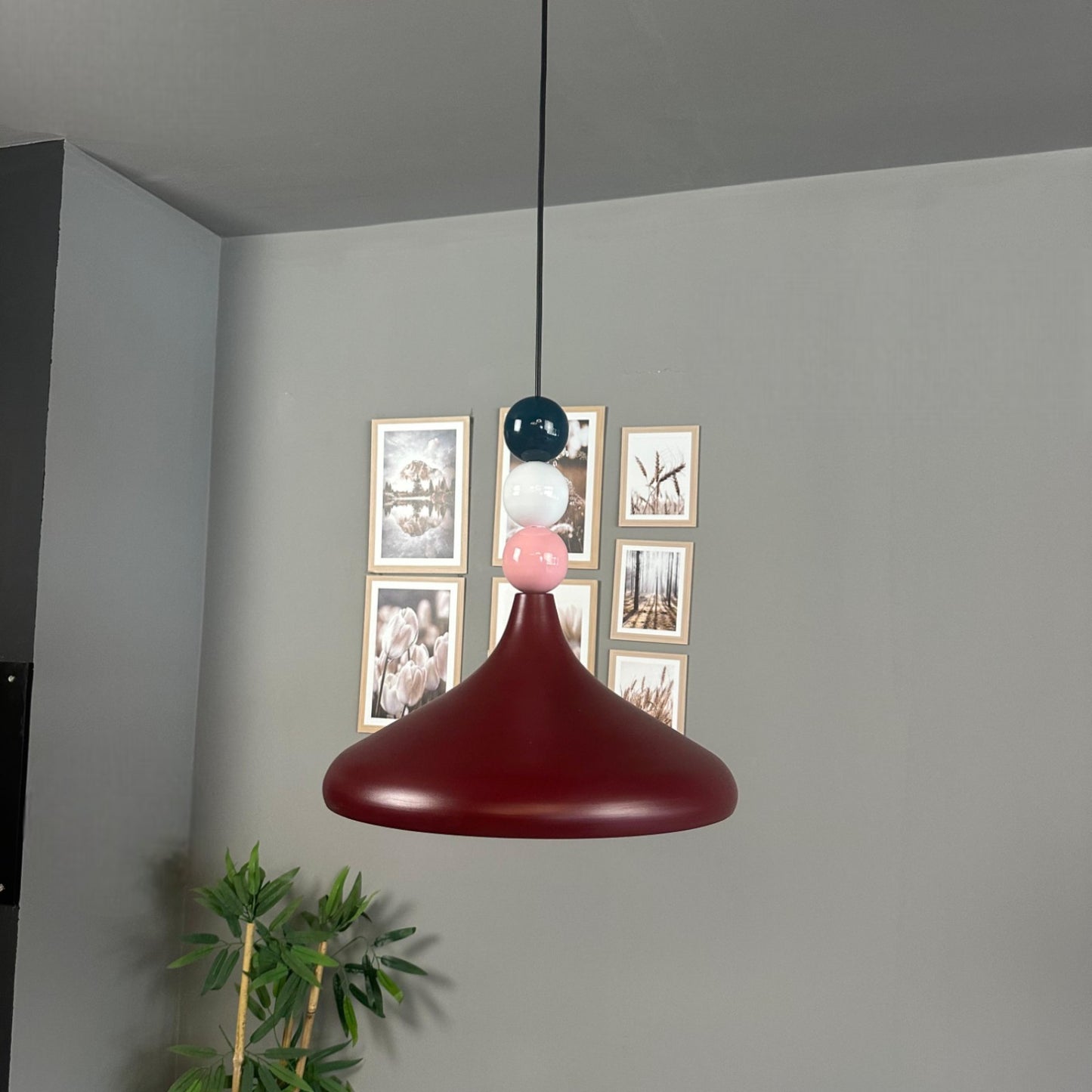 Pendelleuchte Champion Wulst Ø35 cm, Metall Hängelampe