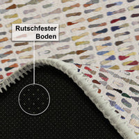 Zola Bedruckter Teppich Chenille-Druck Maschinell Hergestellt