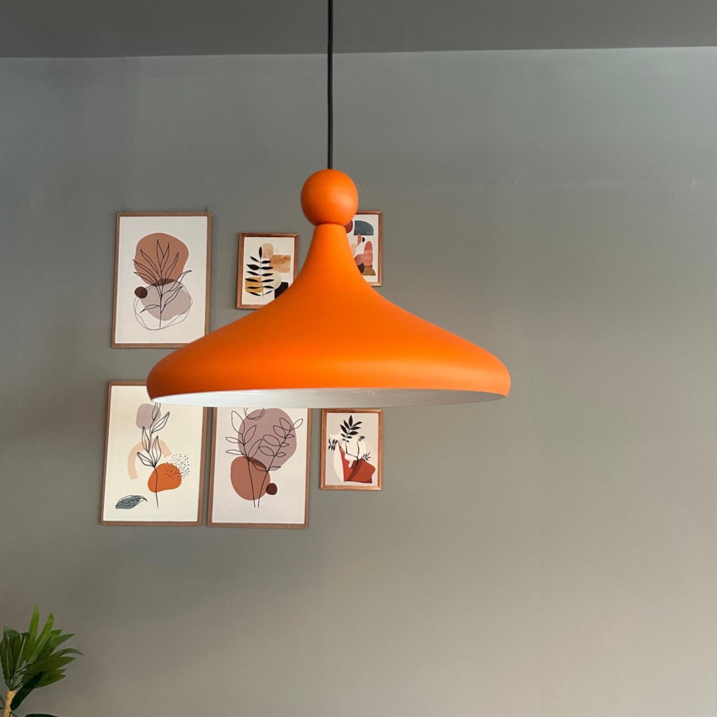 Pendelleuchte Wulst Metall Ø35cm, Modern Hängelampe