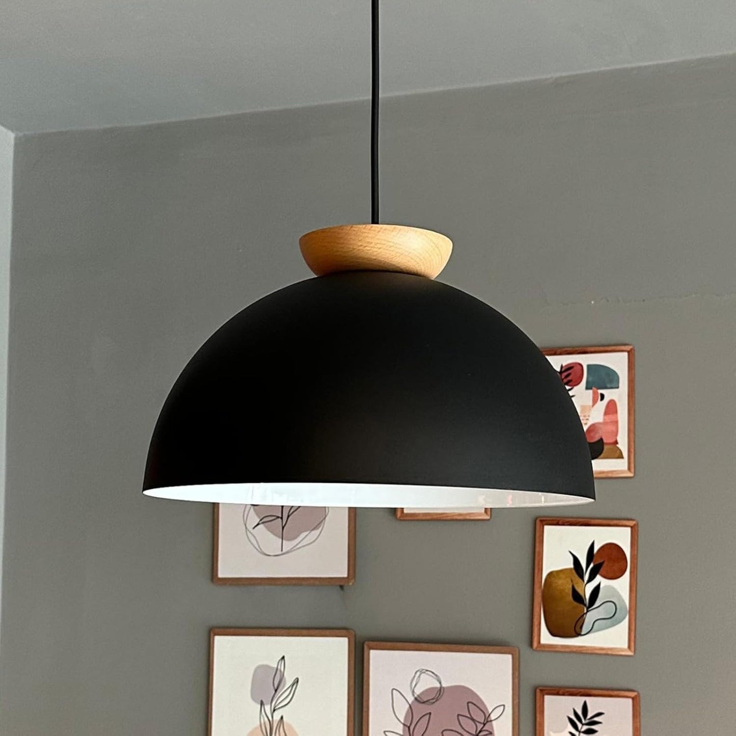 Pendelleuchte Yimpi Hängelampe Industrial Ø30 cm, E27, Moderne Lampe