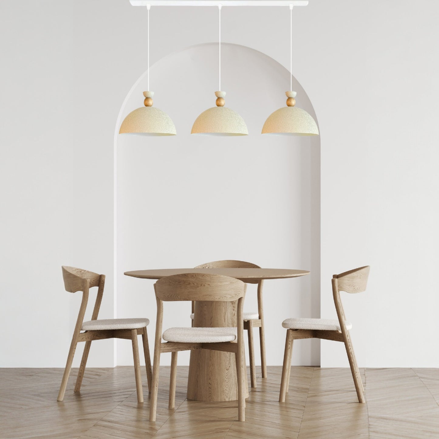 Pendelleuchte Yimpi Trio Metall Ø30cm, Modern Hängelampe