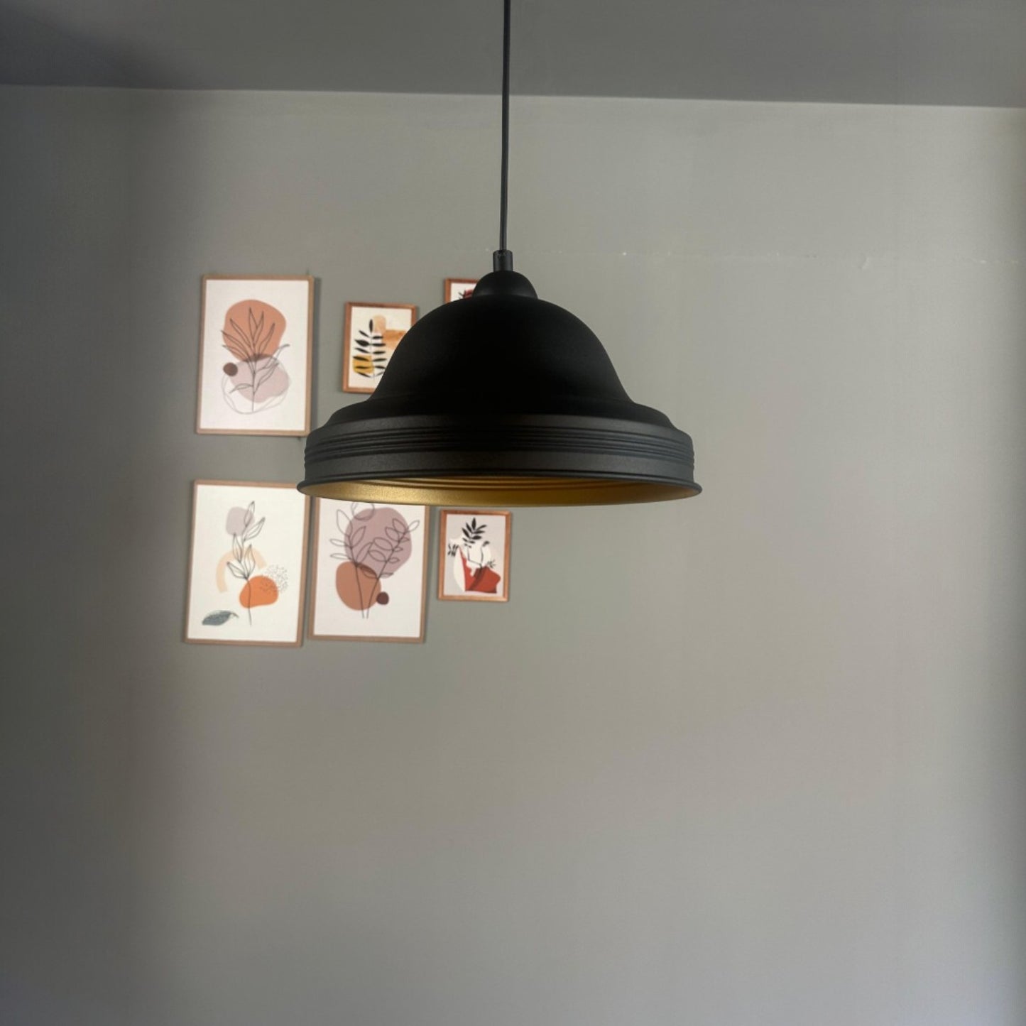 Pendelleuchte Asletl Hängelampe Industrial aus Metall Ø40 cm, Pendelleuchte Esstisch