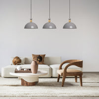 Pendelleuchte Yimpi Trio Metall Ø30cm, Modern Hängelampe