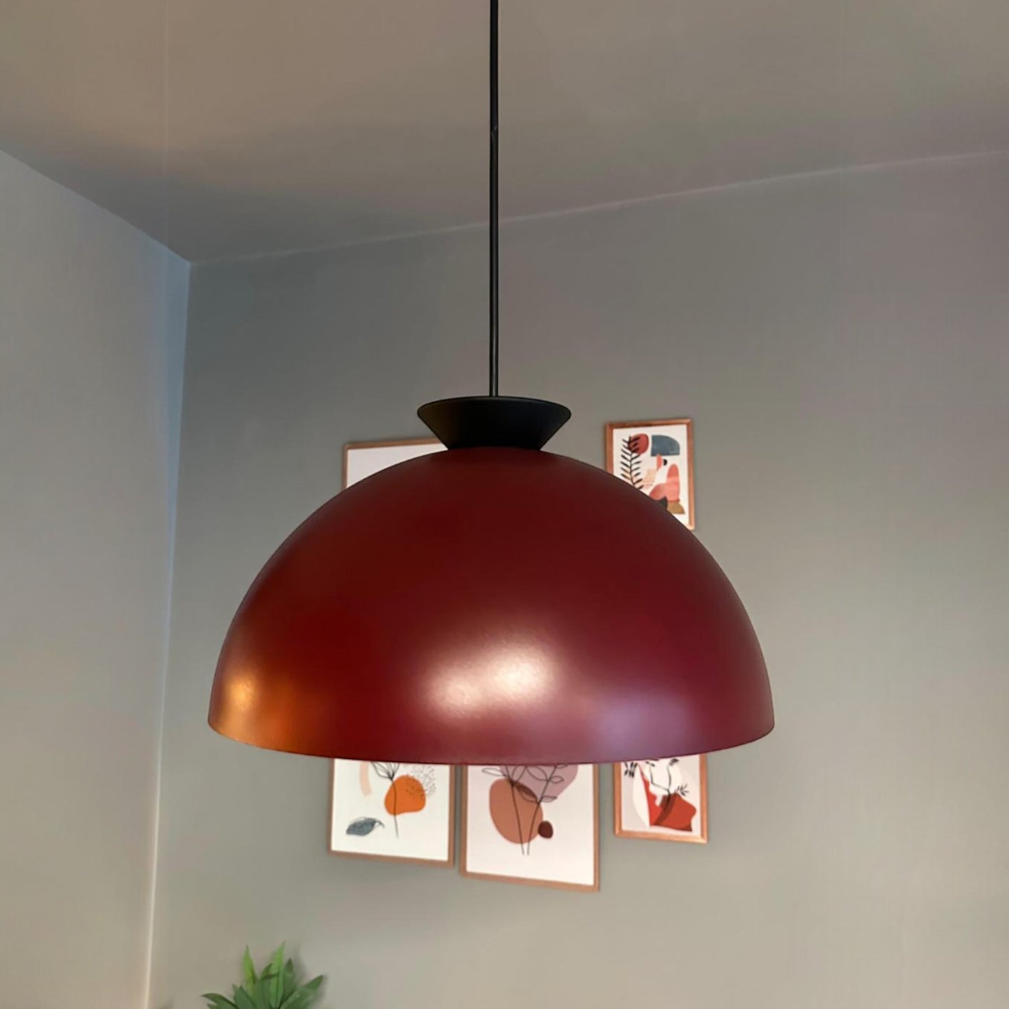 Pendelleuchte Yimpi Schüssel Metall, Modern Hängelampe