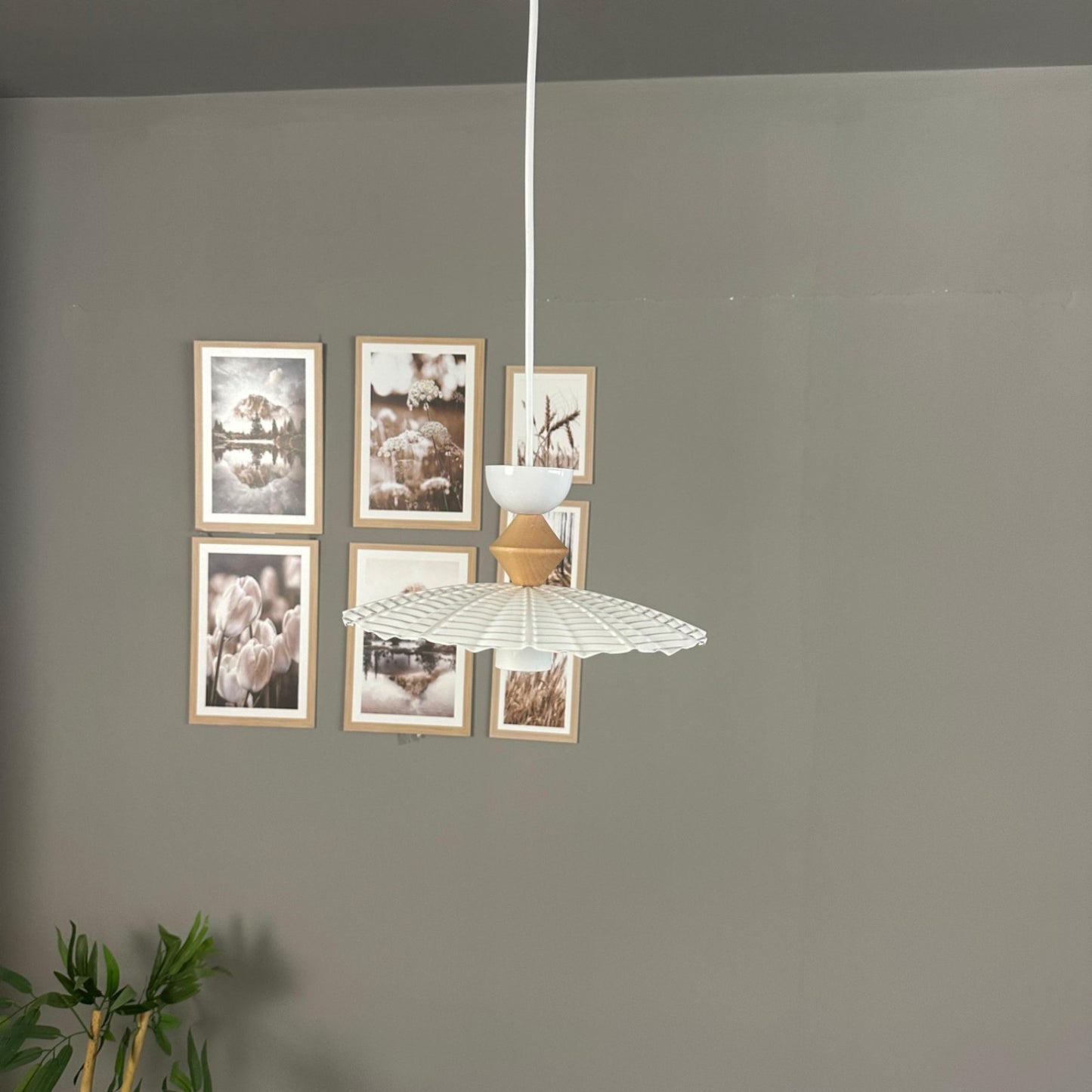 Pendelleuchte Moriva Metall Ø24cm, Modern Hängelampe