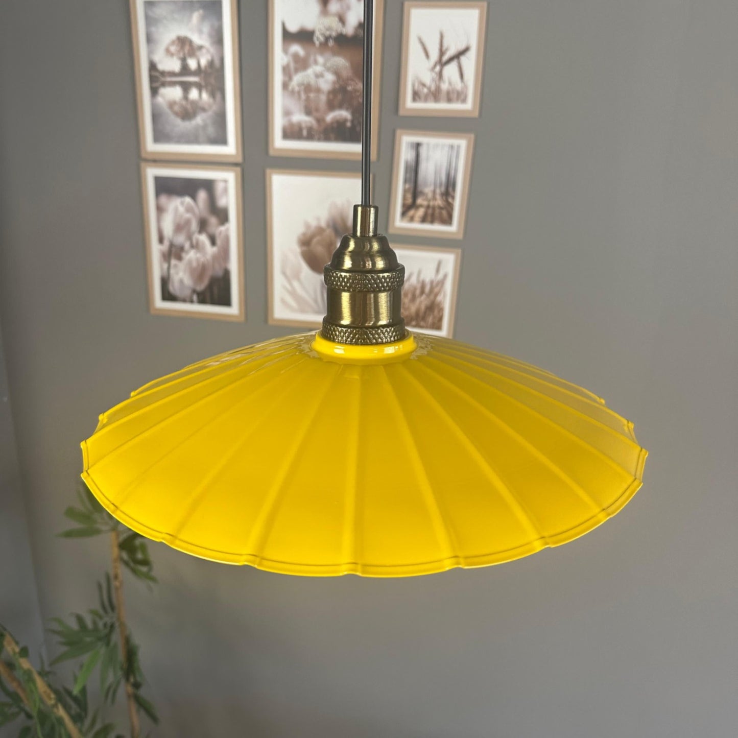 Pendelleuchte Risso Metall Ø34cm, Modern Hängelampe ohne Leuchtmittel