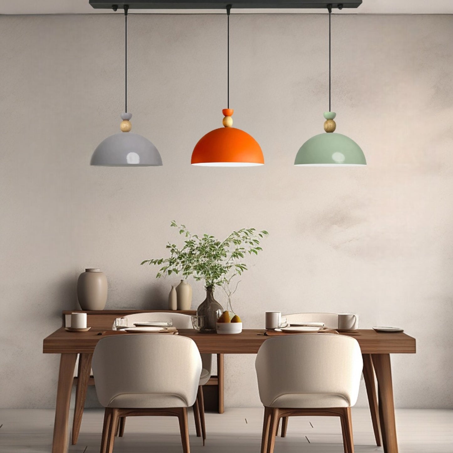 Pendelleuchte Yimpi Trio Metall Ø30cm, Modern Hängelampe