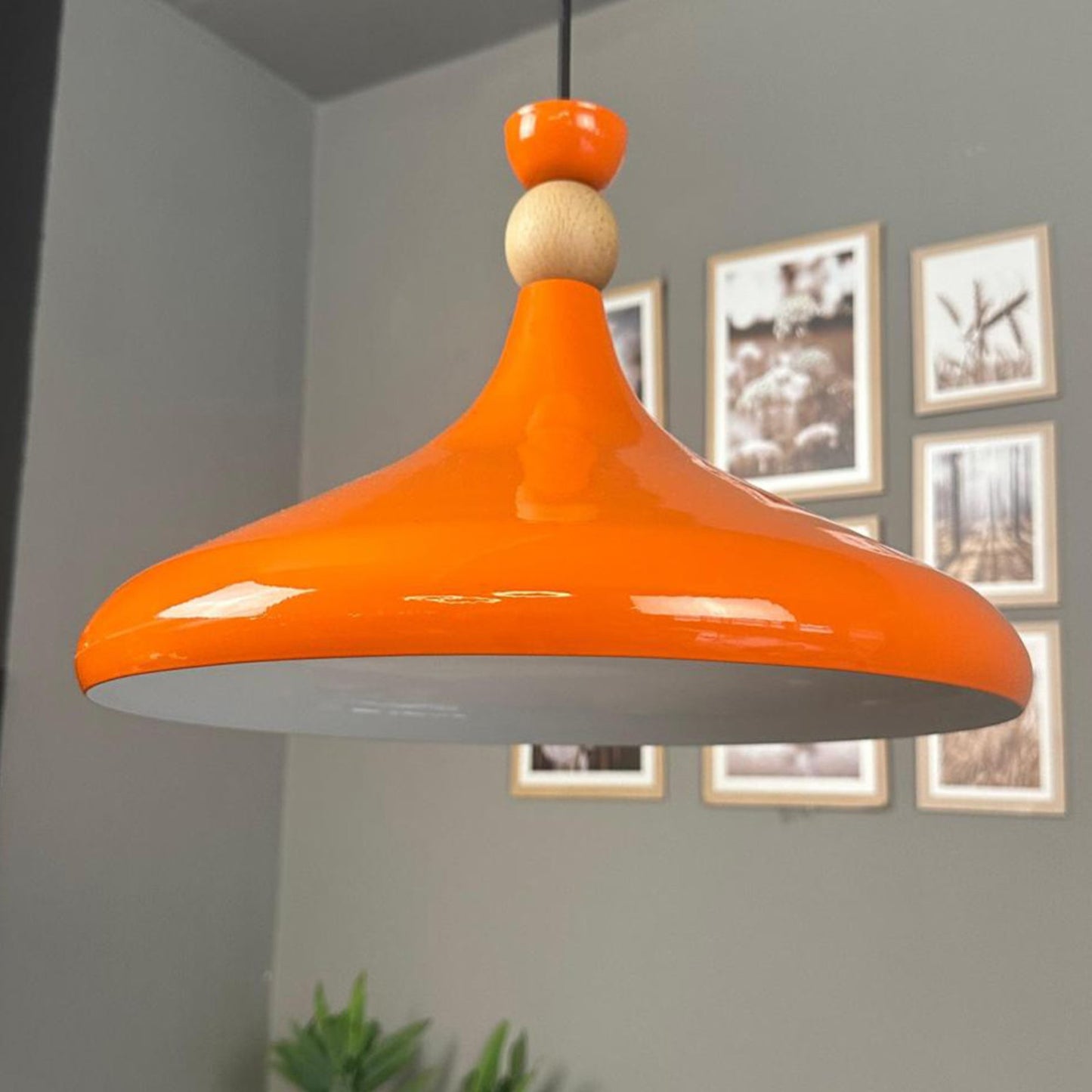 Pendelleuchte Ø35 cm Metall E27 Moderne Lampe, Ohne Leuchtmittel