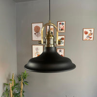 Bamyum Pendelleuchte Bergo Ø40 cm, Metall Hängelampe