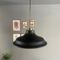 Pendelleuchte Bergo Dünn Ø40 cm, Metall Hängelampe