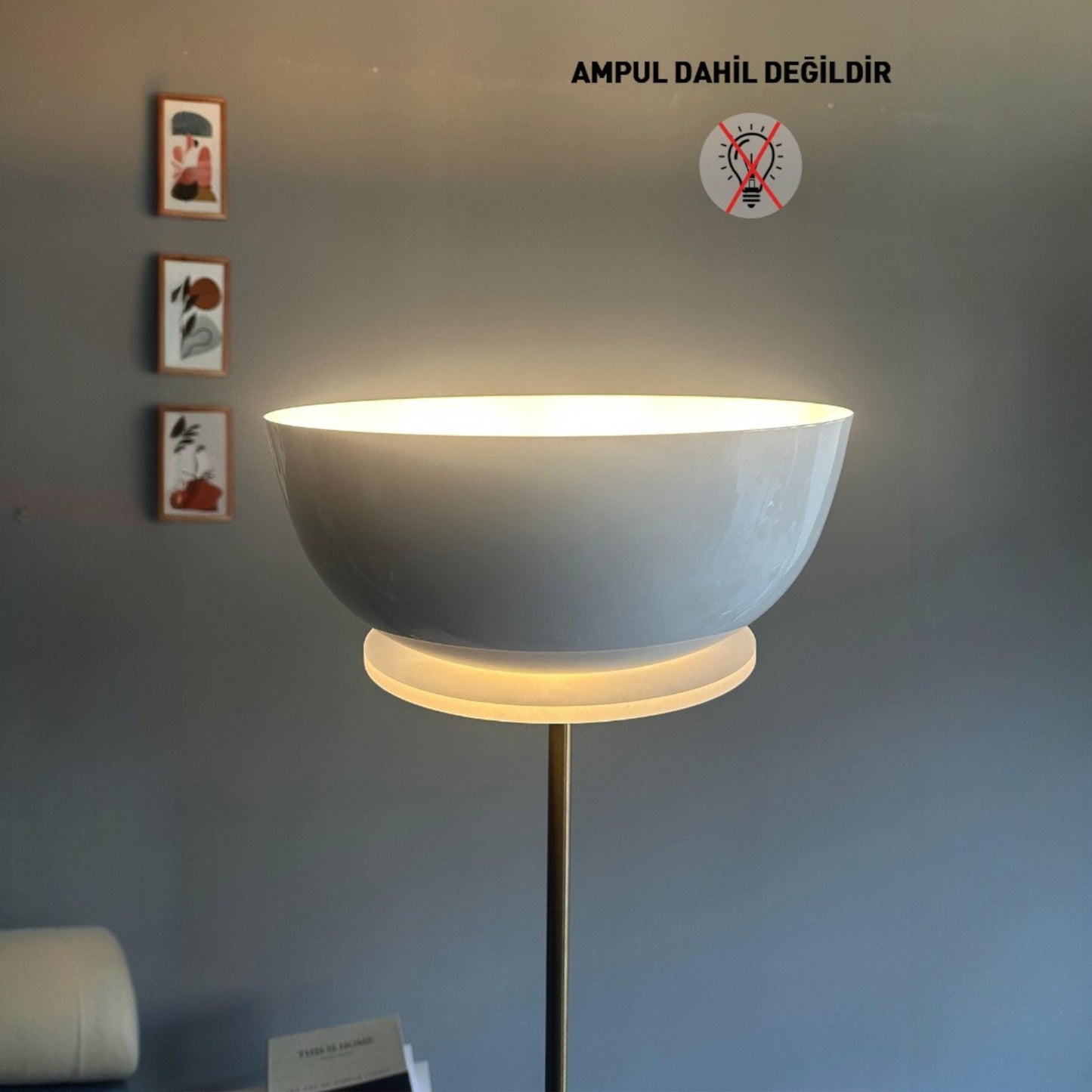 Stehlampe Lunex Bewegender Ufo Kopf Moderne Dekorative Metall Stehlampe