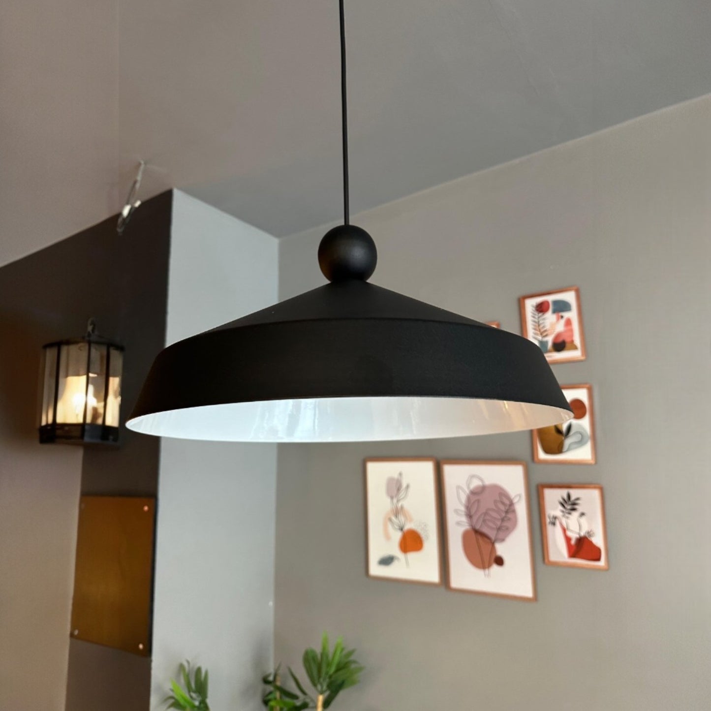 Pendelleuchte Lema Metall Ø37,5 cm, E27, Vintage Lampe