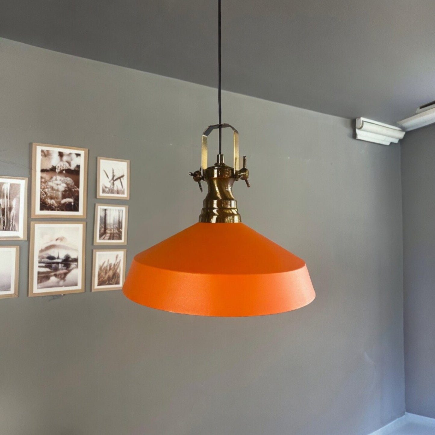 Pendelleuchte Lema Ø37,5 cm, Metall Hängelampe