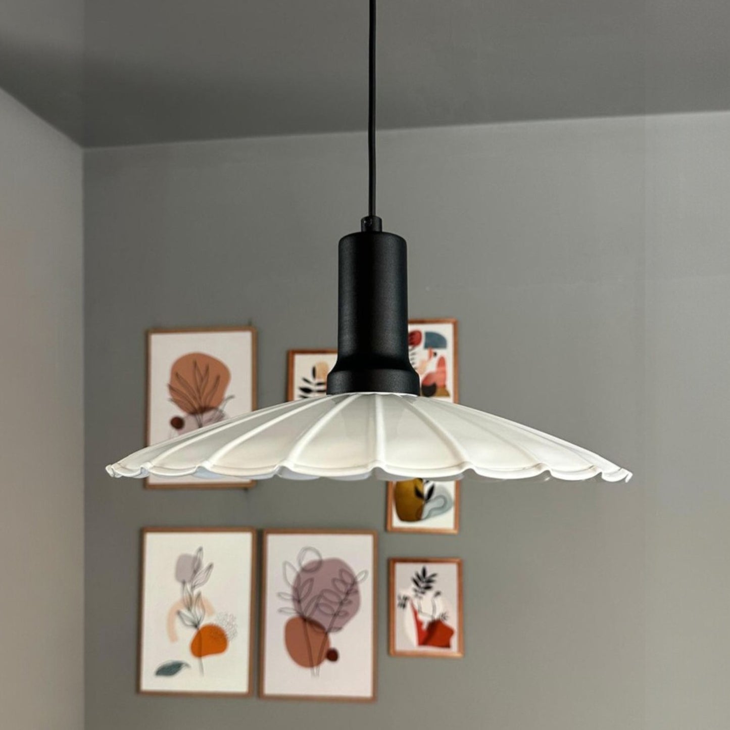 Pendelleuchte Risso Metall Ø34cm, Modern Hängelampe