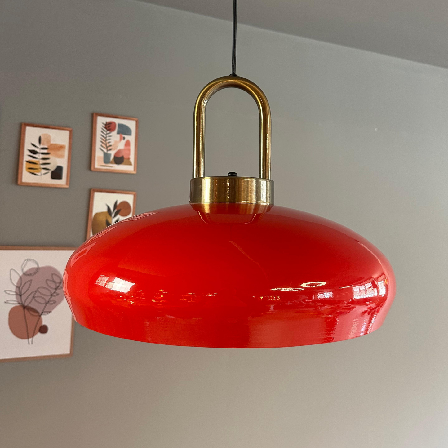 Pendelleuchte Androa-Lock Hängelampe, Metall Ø40 cm Deckenlampe