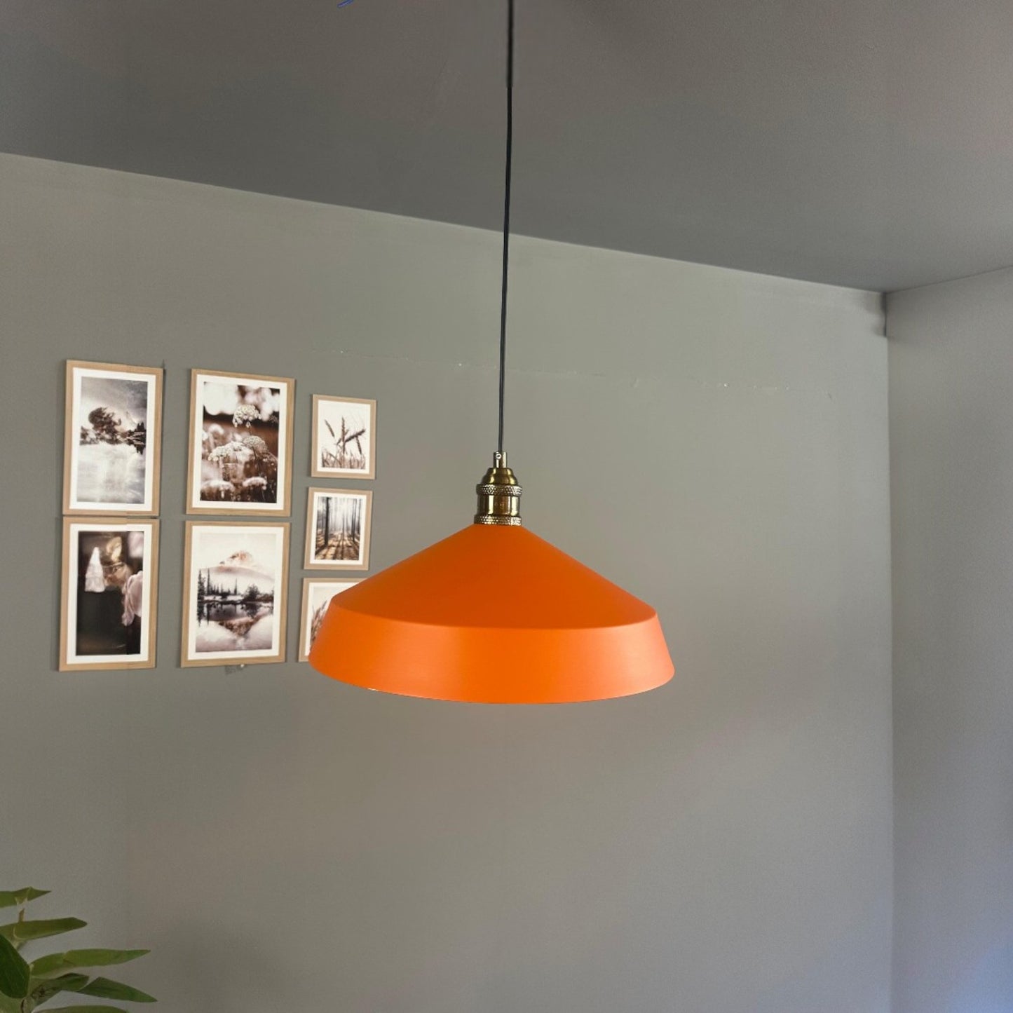 Pendelleuchte Lema Tulpe Ø37,5 cm, Metall Hängelampe