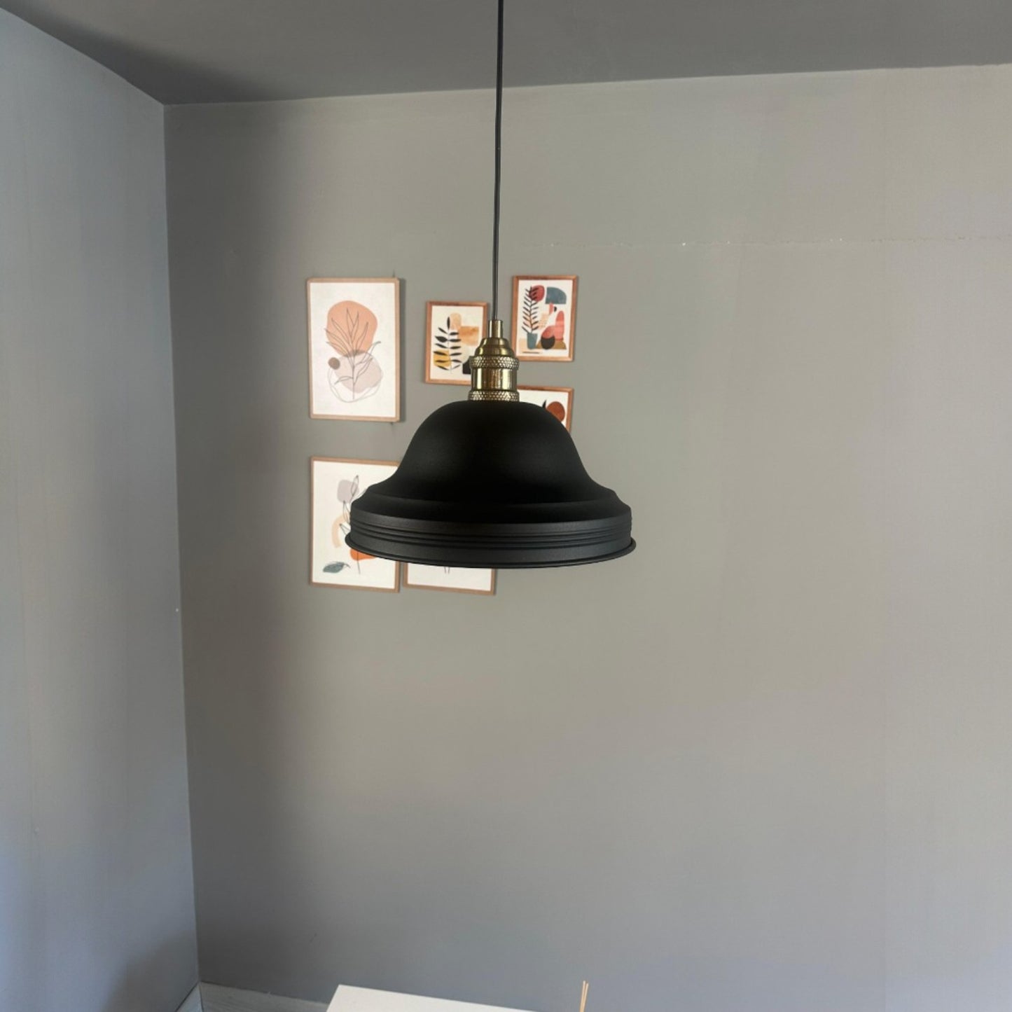 Pendelleuchte Asletl Hängelampe Industrial aus Metall Ø40 cm, Pendelleuchte Esstisch