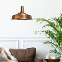 Pendelleuchte Hängelampe AsletlEF Ø40 cm, Pendelleuchte Vintage, E27 Lampe ohne Leuchtmittel, E27, Dimmbar, Einstellbare Kabellänge