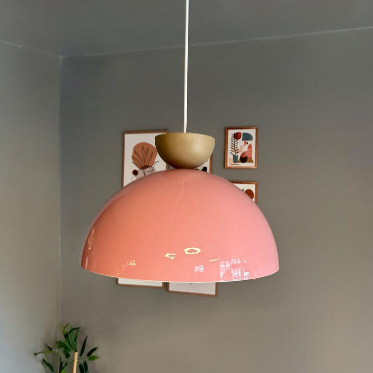 Hängelampe Yimpi 30 cm, Vintage Pendelleuchte