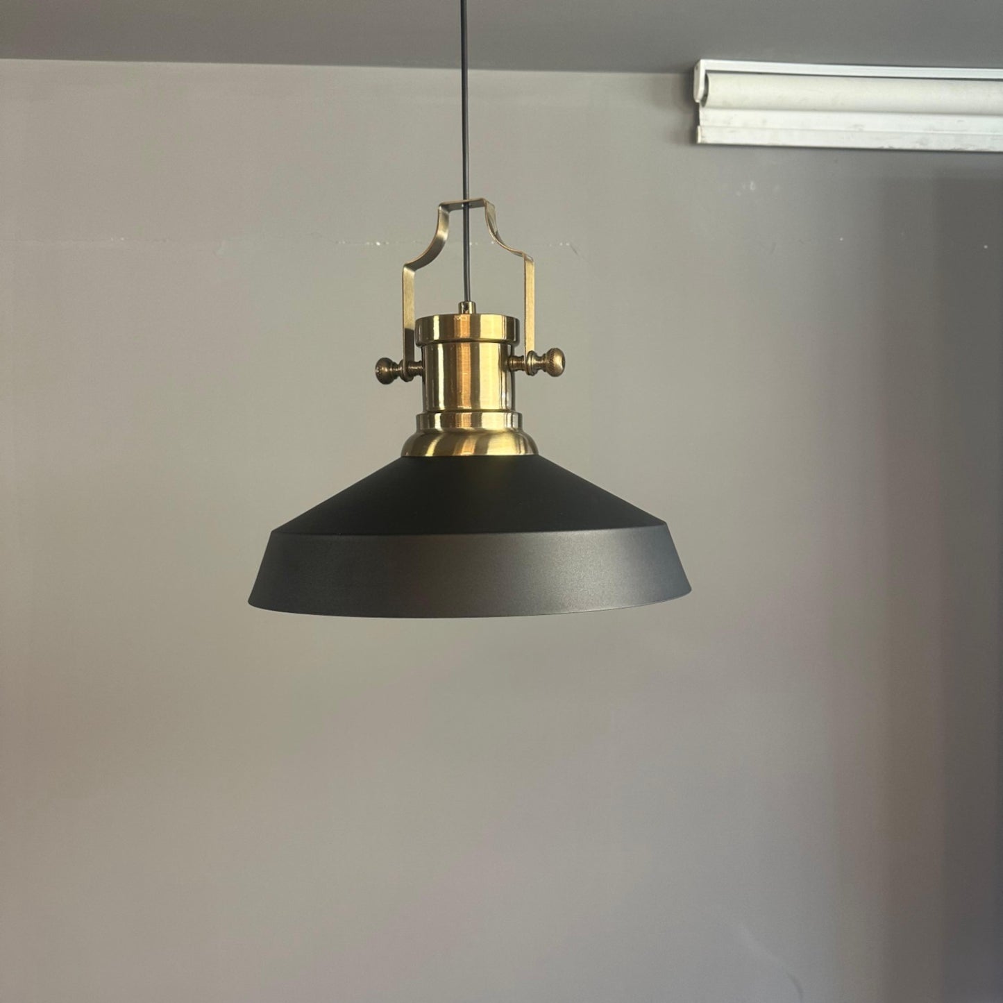 Pendelleuchte Lema Ø37,5 cm, Metall Hängelampe ohne Leuchtmittel