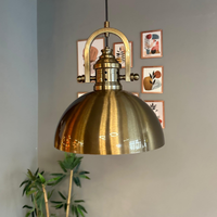 Pendelleuchte Linate Ø40 cm, Texturiert Metall Hängelampe