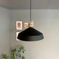 Pendelleuchte Lema Ø35,5cm, Hängelampe Holz, Hängelampe Industrial Vintage Lampe