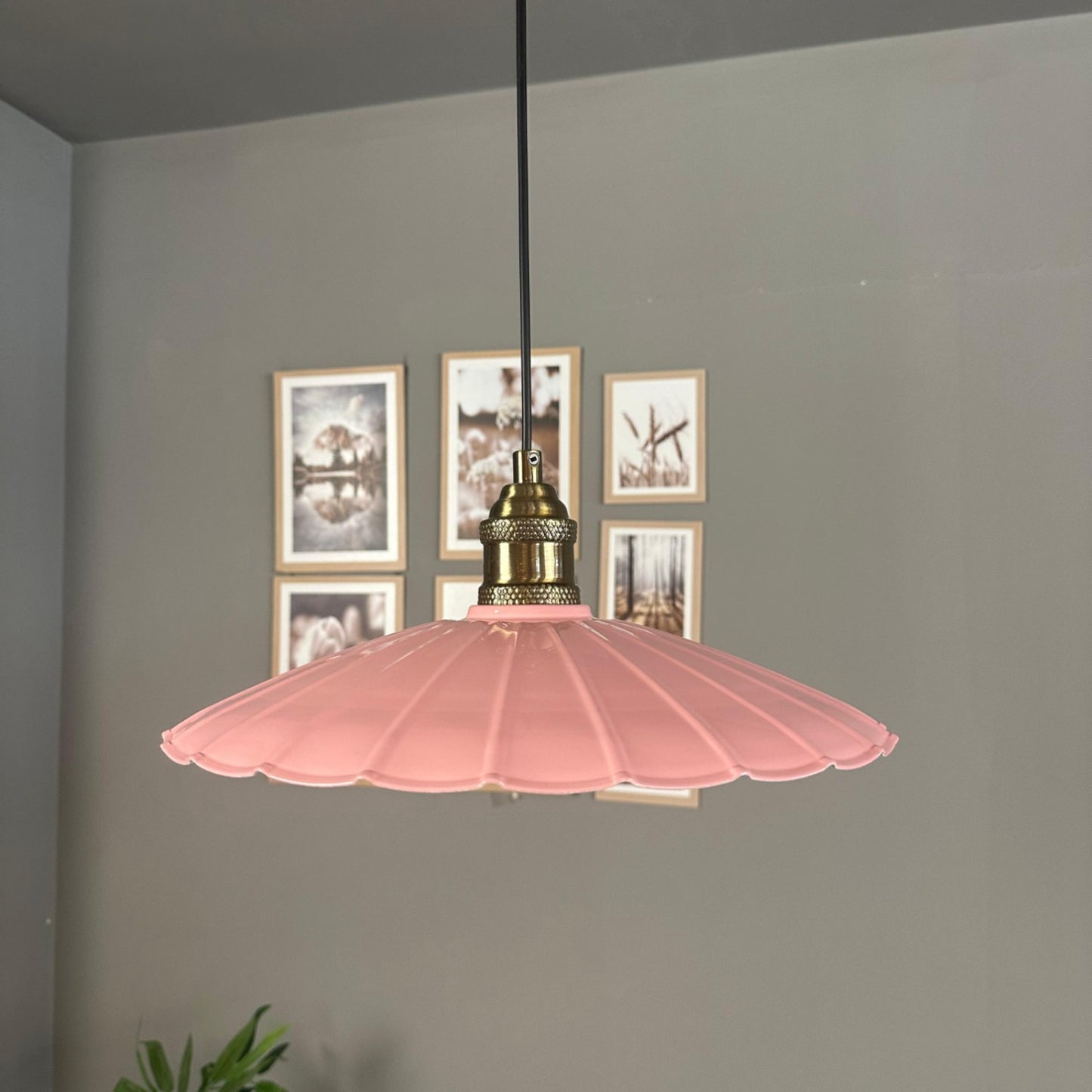 Pendelleuchte Risso Metall Ø34cm, Modern Hängelampe ohne Leuchtmittel