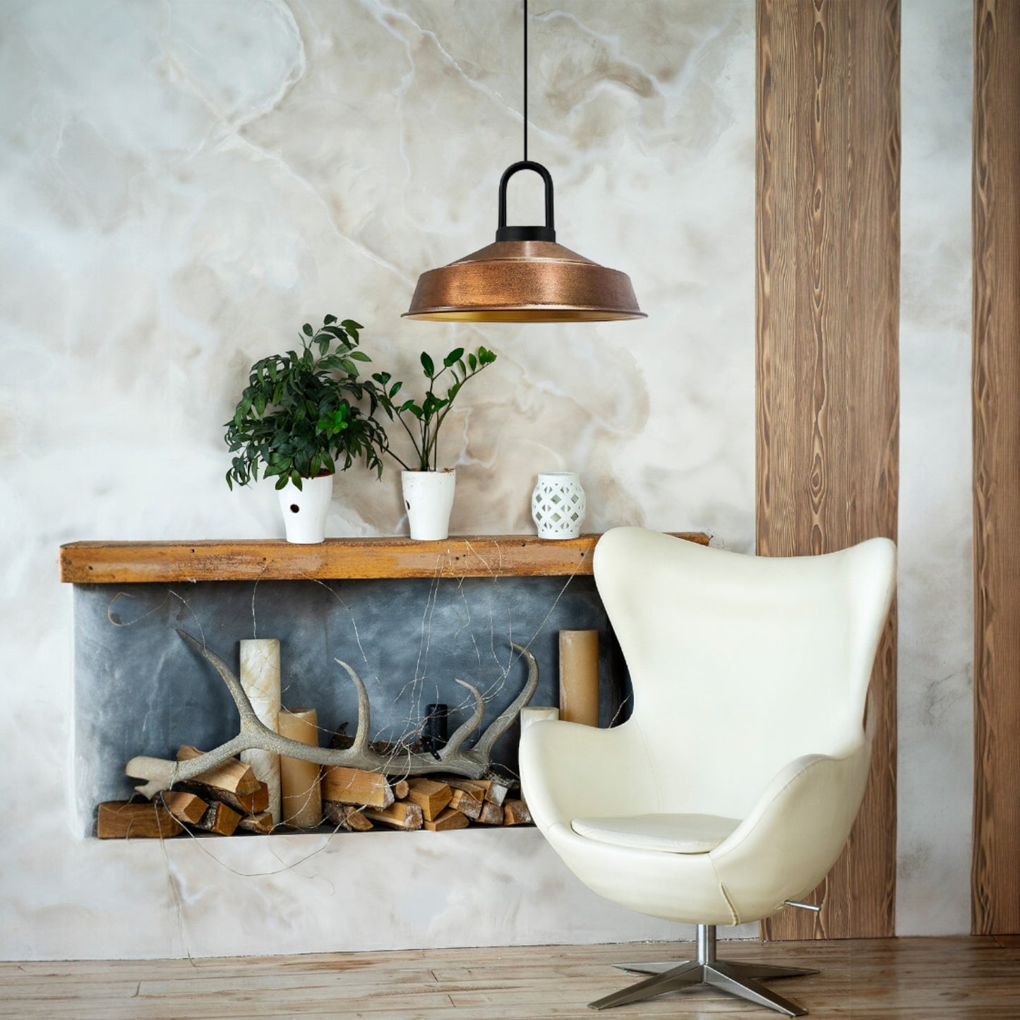 Bamyum Asletl-Lock Pendelleuchte Vintage