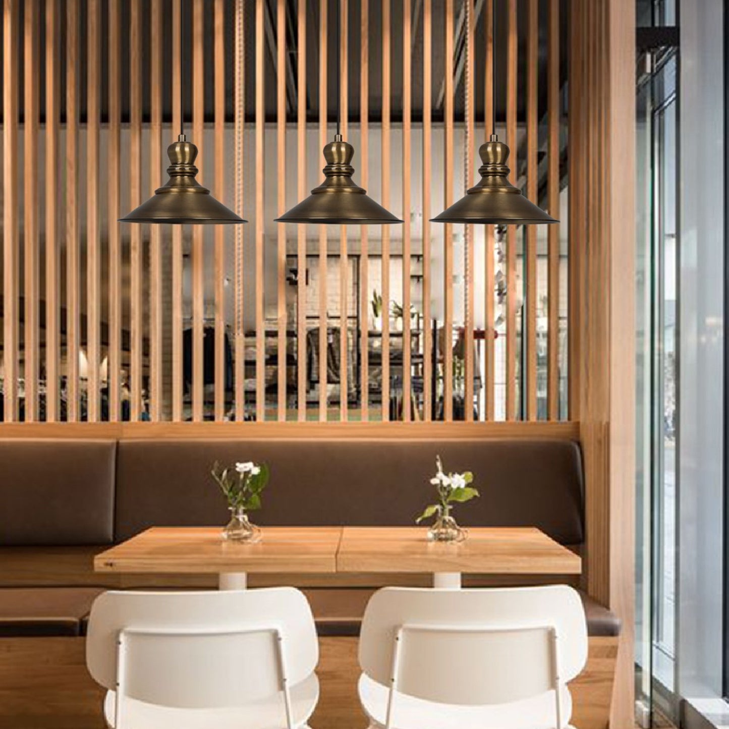 Pendelleuchte Nantes 24 cm, Kupfer Vintage-Industrie Pendelleuchte