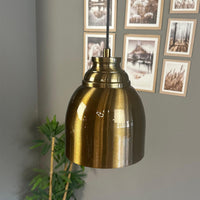 Pendelleuchte Deep Sanduhr Kopfteil Metall Ø17,5 cm, E27, Vintage Lampe