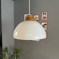 Pendelleuchte Yimpi J Holz Metall, Modern Hängelampe