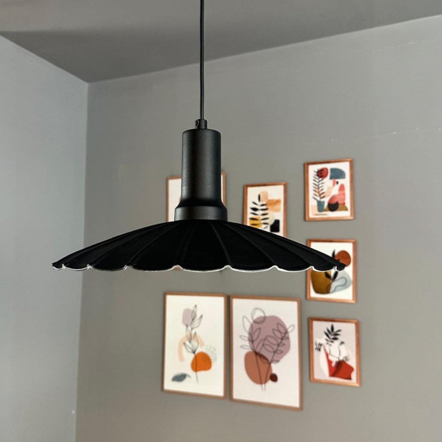 Pendelleuchte Risso Metall Ø34cm, Modern Hängelampe