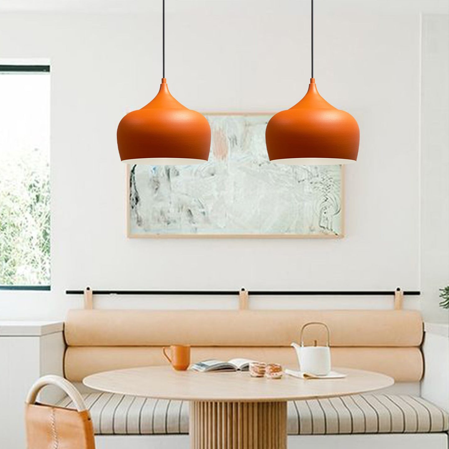 Pendelleuchte Bamyum Pendelleuchte Vintage I Kreis I Metall Ø30 cm Lampe