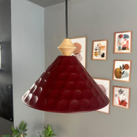 Pendelleuchte Rumy Q Holz Metall, Modern Hängelampe