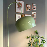 Stehlampe Gorkiede Stehlampe aus Metall mit E27, verstellbarer Lampenschirm