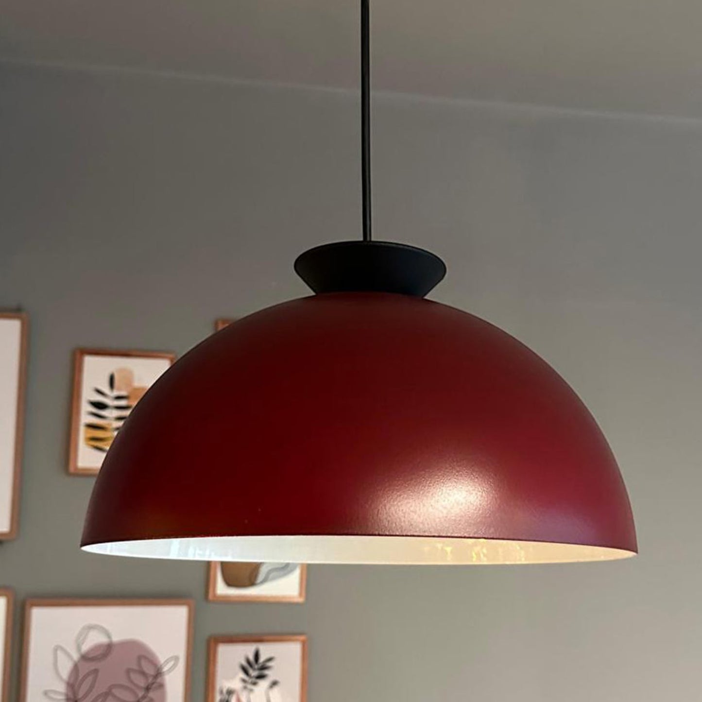 Pendelleuchte Yimpi Schüssel Metall, Modern Hängelampe