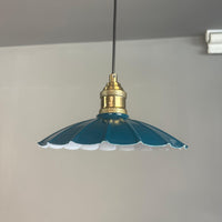 Pendelleuchte Risso Holz Metall, Modern Hängelampe ohne Leuchtmittel