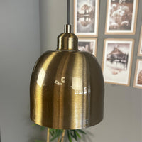 Pendelleuchte Deep Kopfteil Halbe Tulpe Metall Ø17,5 cm E27, Vintage Lampe