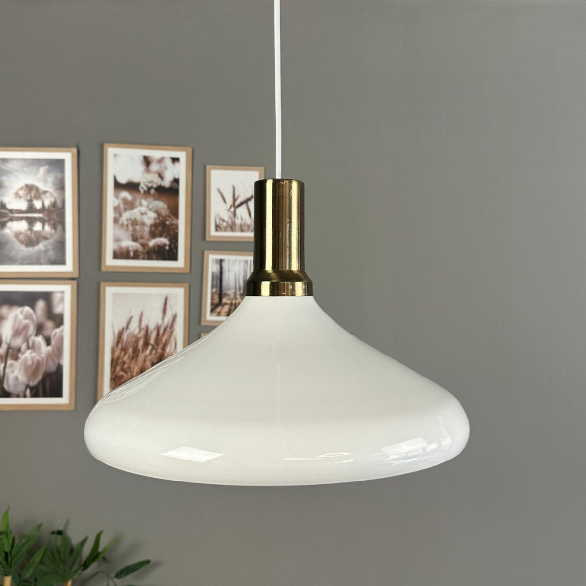 Pendelleuchte Champion Q Holz Metall Ø35cm, Modern Hängelampe