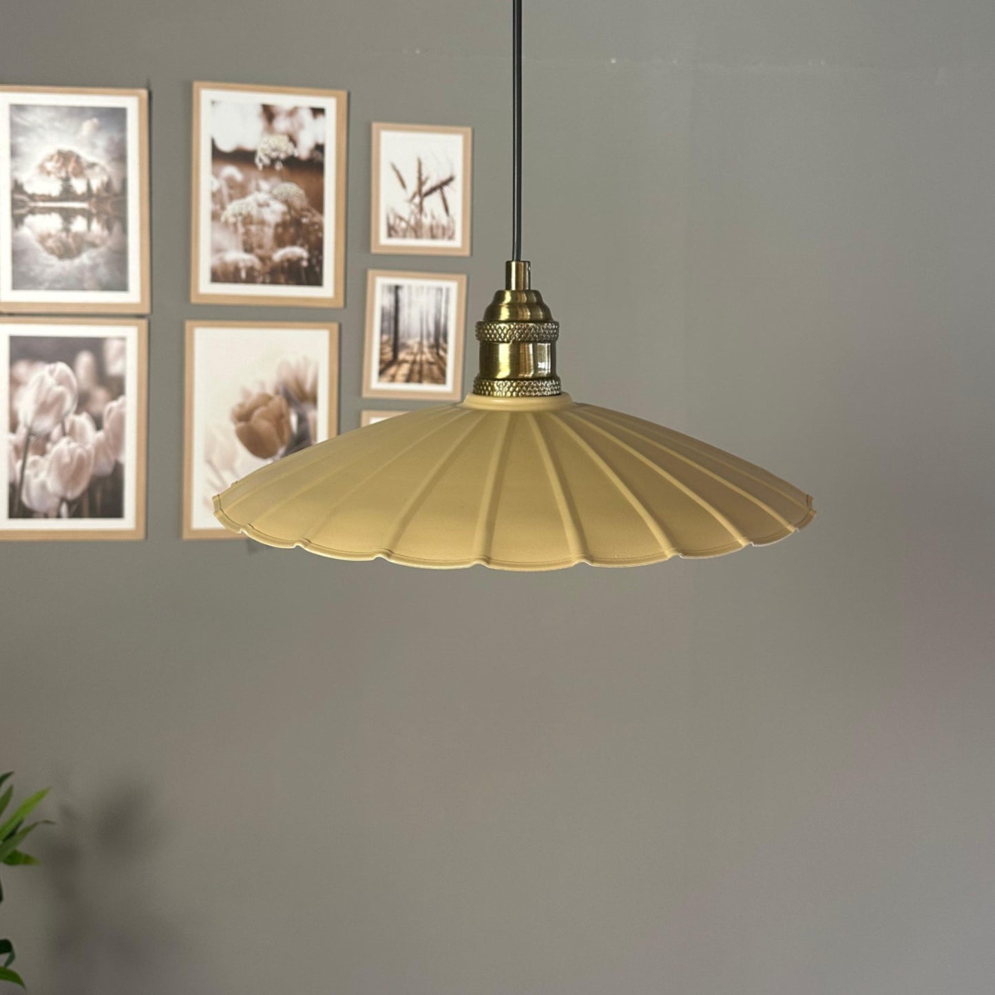 Pendelleuchte Risso Metall Ø34cm, Modern Hängelampe ohne Leuchtmittel