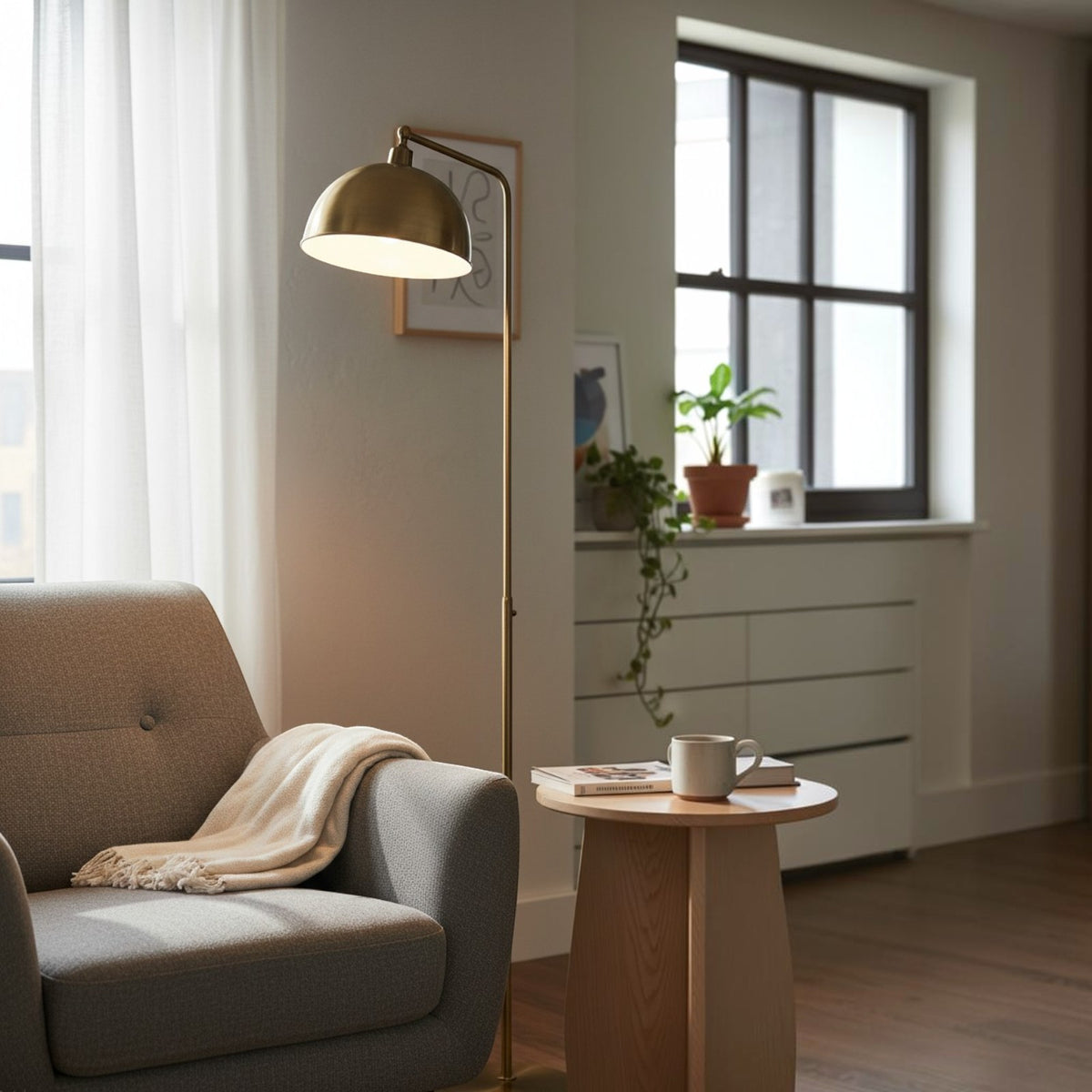 Stehleuchte Moving Head Modern Dekorativ Metall Wohnzimmer Arbeitszimmer Stehlampe