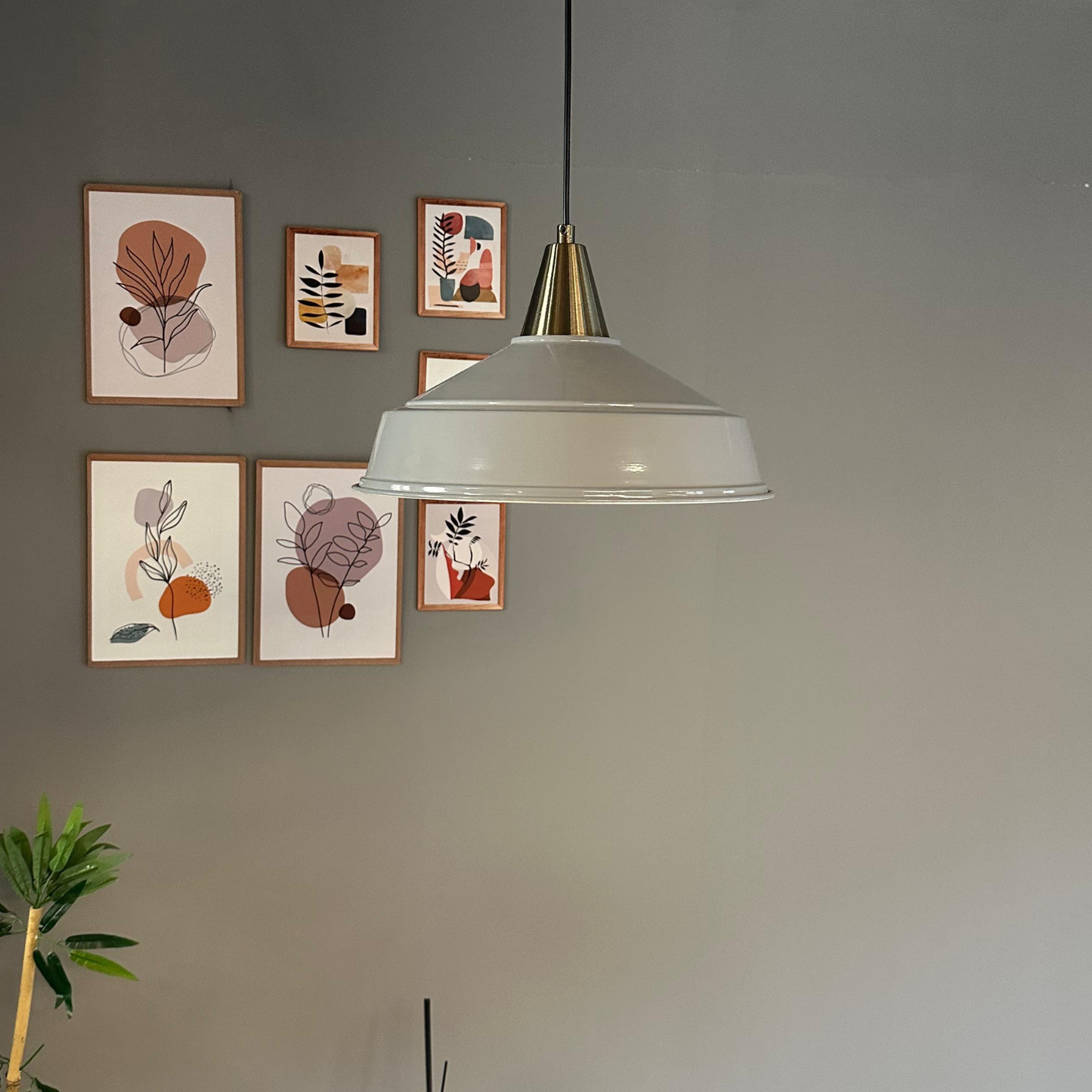 Pendelleuchte Carmelo Schlot Ø35 cm, Metall Hängelampe