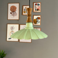 Pendelleuchte Risso Langer Bauer Metall, Modern Hängelampe ohne Leuchtmittel