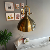 Pendelleuchte Yimpi Pendelleuchte Hängelampe aus Metall Ø43 cm Lampe