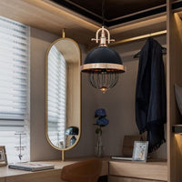 Pendelleuchte Richae Wohnzimmerlampe Hängelampe 35cm E27 Pendelleuchte Schwarz