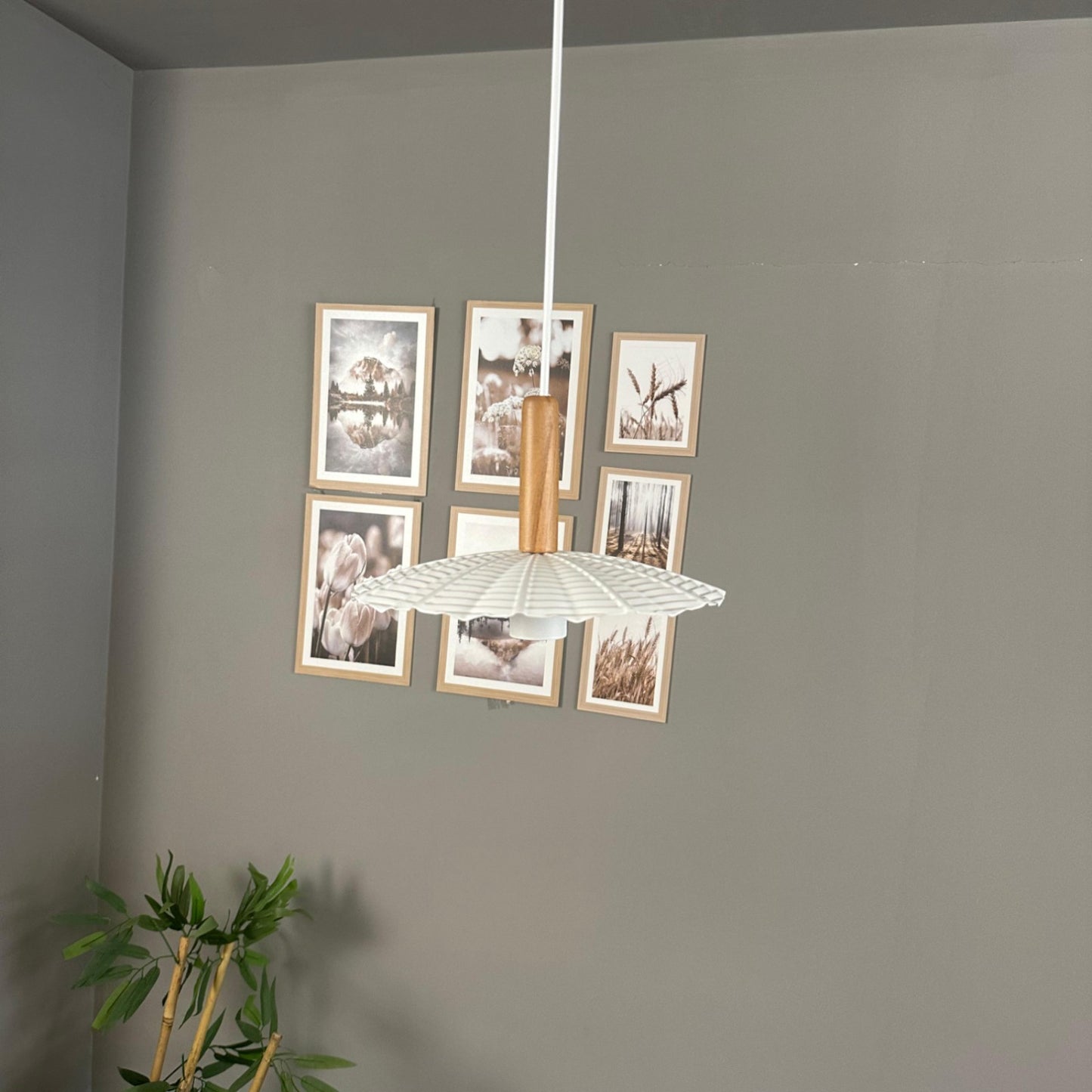 Pendelleuchte Moriva Metall Ø24cm, Modern Hängelampe