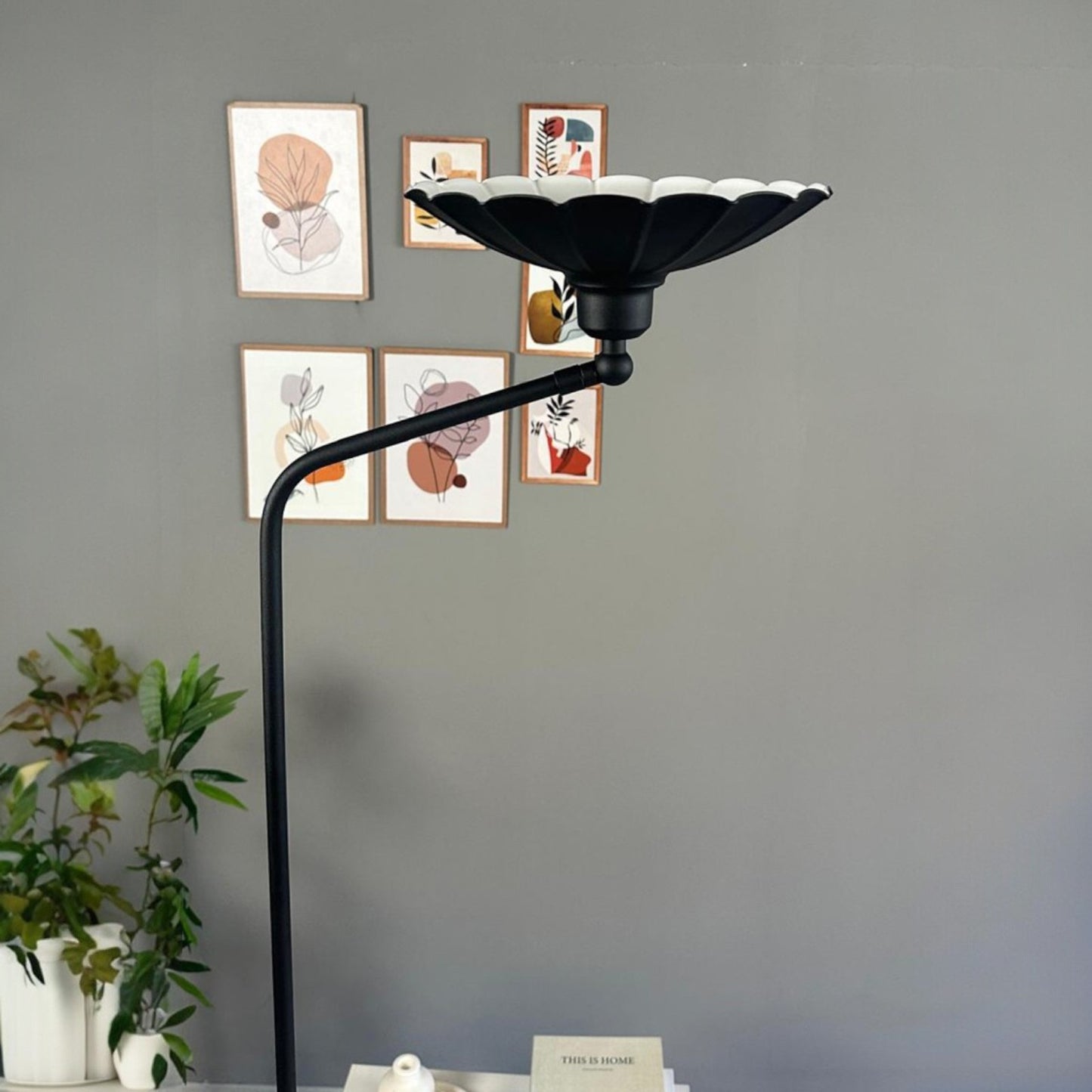 Stehlampe Falen Bewegender Ufo Kopf Moderne Dekorative Metall Stehlampe