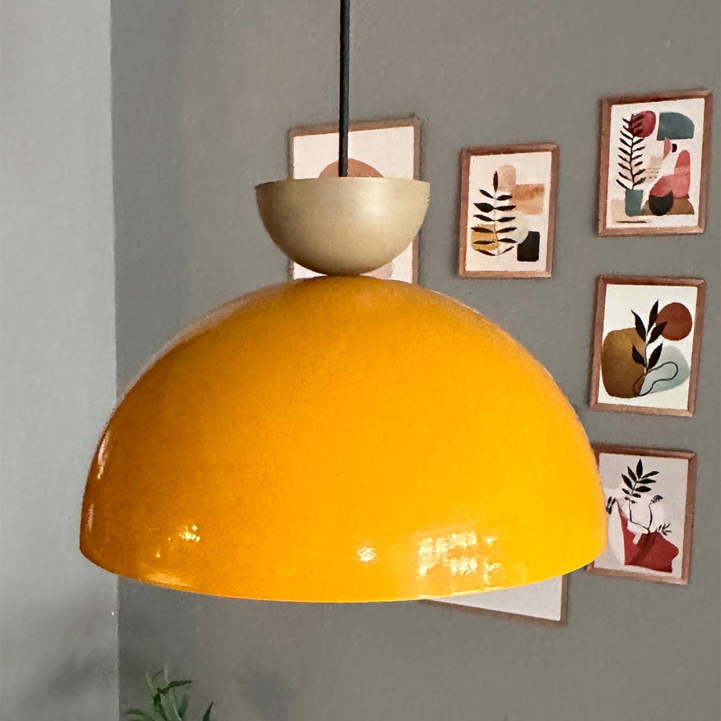 Hängelampe Yimpi 30 cm, Vintage Pendelleuchte