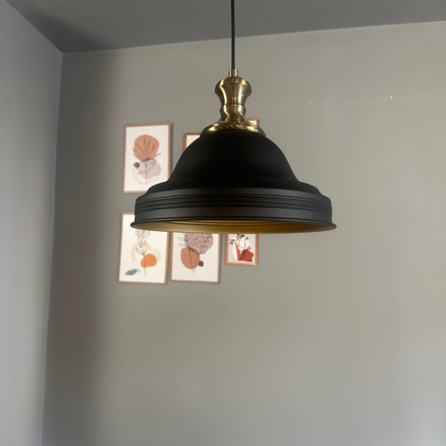 Pendelleuchte Asletl Hängelampe Industrial aus Metall Ø40 cm, Pendelleuchte Esstisch