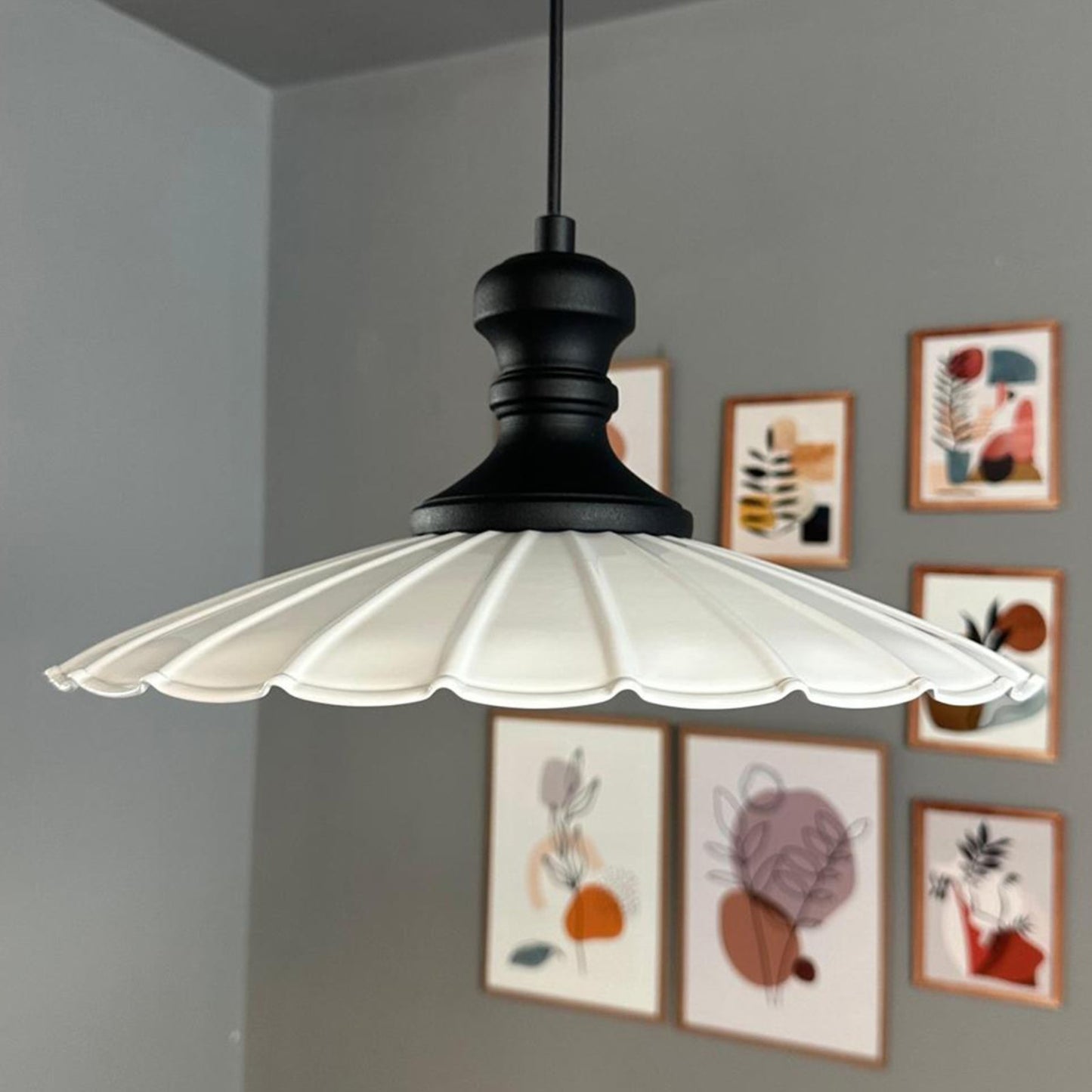 Pendelleuchte Risso Metall Ø34cm, Modern Hängelampe